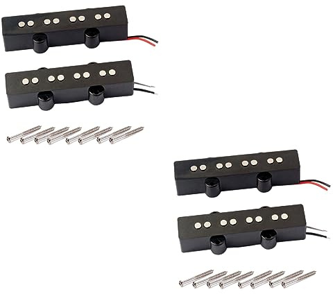 HEMOTON 8 Saiten Bridge-Hals-Tonabnehmer oberbergener bassgeige Kontrabass Gitarren-Tonabnehmer Open-Bridge-Tonabnehmer Pickup im offenen Stil Bass-Tonabnehmer E-Bass aufsammeln Pick-up