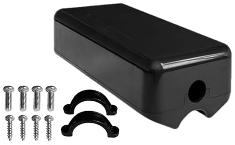 Wpsagek Speed Control Box, Electric Cycling Controller Box, Electric Motor Case Dustproof For Outdoor Includes 4 Mounting Screws, 4 Fixing Screws, 2 Fixing Clips