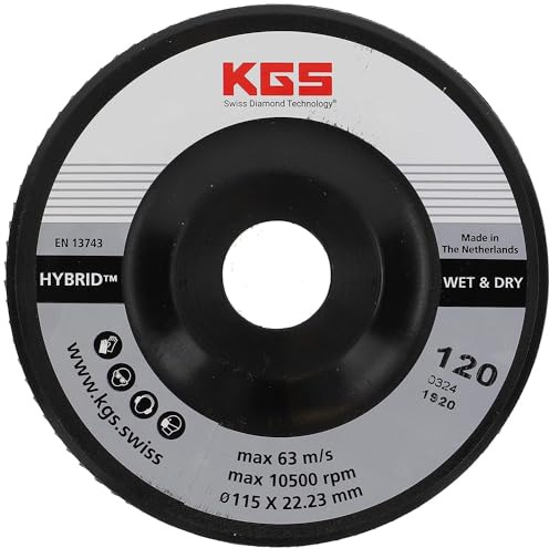Dischi lamellari KGS Ø 115 x 22,23 mm - (grana 120)