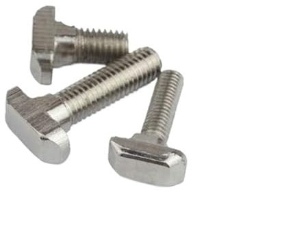 50 teile/los M8 * L Hammer Kopf T Bolzen Aluminium Anschlüsse T Schraube 4545 Aluminium Profil CNC Muttern DIY Teile(45 M8x25)