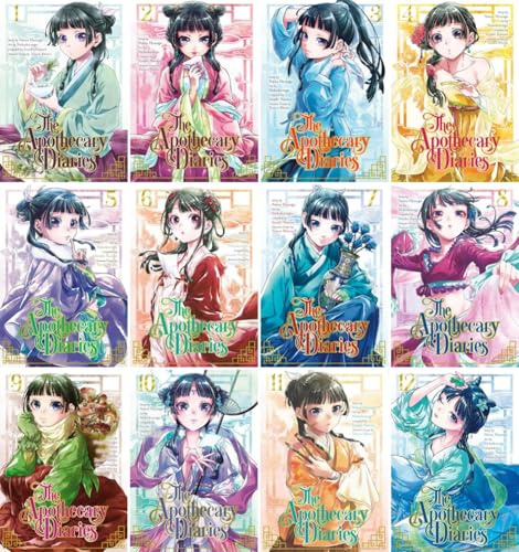 The Apothecary Diaries Manga Series 12 Books Set (Book 1 - 12)