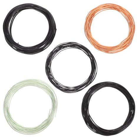 BESPORTBLE 5rollen Bonsai Draht Set Aluminium Trainingsdraht Flexibel Und Leicht Für Präzise Bonsai Gestaltung Und Kreative Bastelprojekte Für Anfänger Und Profis