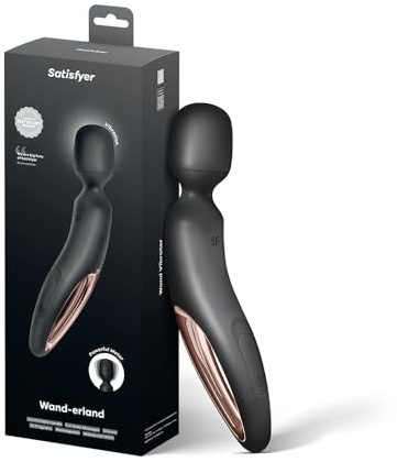Satisfyer Wand-erland Massager | Dildo & Vibrator für Frauen in einem | Sex-Spielzeug mit 50 Kombinationen | Stimulator für Ganzkörpererlebnis | Sex Spielzeug für Frauen | Sex Toys | Wasserdicht