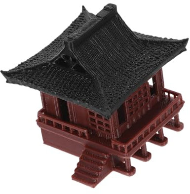 NULYLU Padiglione Bonsai Decorativo Per Acquari Ornamentale Per Paesaggi Miniaturizzati Decorazione Realistica Per e Ambienti Interni Facile Da Pulire e Durevole Medie