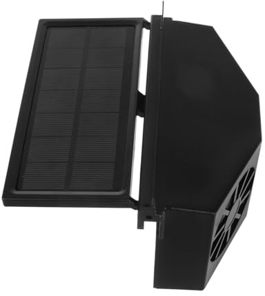 AKOOSY Solar Powered Car Window Fan with Outlets for Enhanced Cooling and Ventilation Efficient Air Circulation Exhaust Fan Easy Installation for Vehicles