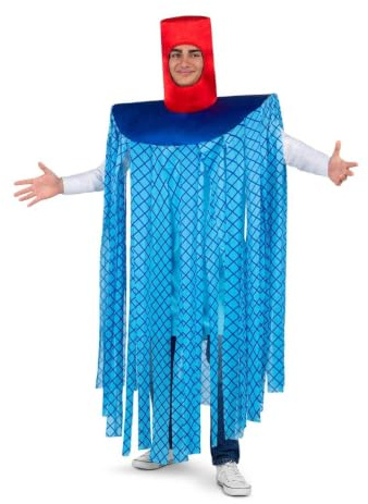 My Other Me - Disfraz unisex adulto de Fregona azul talla única (S a XXL)