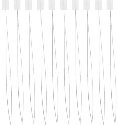 DOITOOL 10 pezzi Infilatoi Punch Needle Acciaio Set per Cucitura e Ricamo Sottile Strumento Facile da Usare per Infilare Aghi a Filo Fine Guadagno per Lavori Manuali