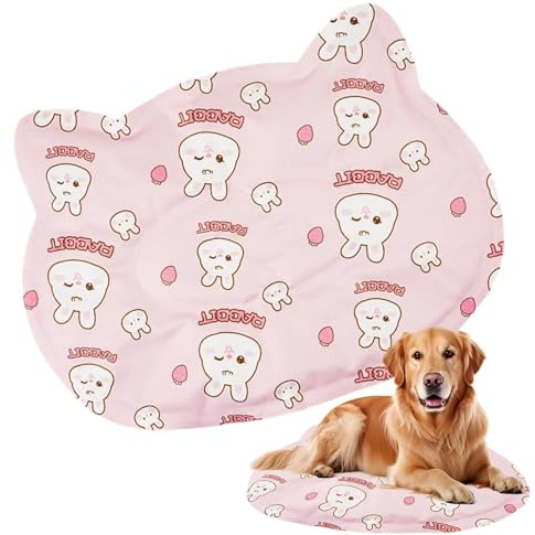 Pet Cooling Mat Summer Cats Resting Pad | Gel Filled Kitten Cooling Mat for Indoor Living Room Windowsill Road Trip Vacation Travel Car Seat