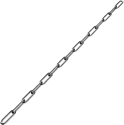 Stainless Steel Chain, Lsqurel 13ft Metal Chain Link Chain Small 1/8in Light Duty Chain Utility Chain Jack Chain for Home Outdoor Camping Hanging etc (1/8in-13ft)