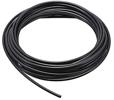 sourcing map Tuyau pneumatique de frein à air comprimé en nylon PA12 Noir 3 mm ID x 5 mm OD x 10 m