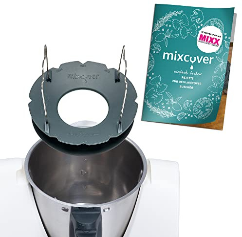 mixcover Mixtopf Verkleinerung mit Ebook Rezeptheft für Thermomix TM31 Häcksel Helfer, Verkleinert den Mixtopfs für effizienteres Häckseln, Pürieren,Schneiden