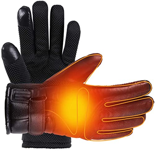 Etomvoop beheizbare Handschuhe Damen und Herren, USB Powered Touchscreen Winter Skihandschuhe Handwärmer für Winterski Angeln Eislaufen Jagd Walking