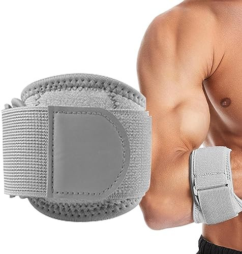 Qikam Ellenbogen-Kompressionsmanschette | Verstellbares Polster für Tennis-Ellenbogenbandage - Verstellbare Ellenbogenstütze, Armschutz für Volleyball, Tennis, Sportaktivitäten, Basketball