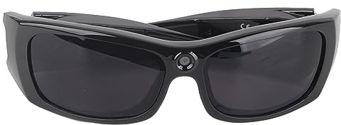 LOCADENCE Kamera Headset Brille, BT 1080P Polarisierte Linse, Unterstützt Anrufe, Video, Musik, Sonnenbrille für Besprechungen, Schulungen, Aufzeichnungen Im Klassenzimmer
