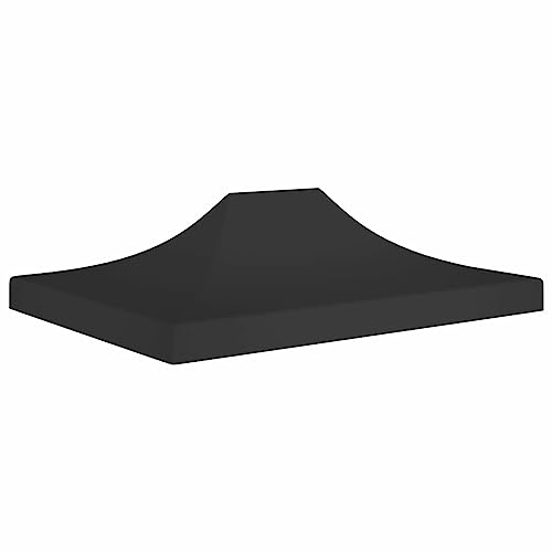 Partyzelt-Dach, Chaduof Ersatz Pavillondach, Dach Für Pavillon, Ersatzdach Pavillon, 4x3 m Schwarz 270 g/m²