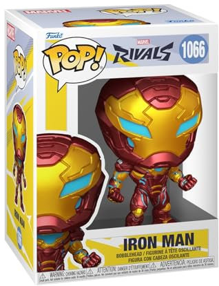 Funko Pop! Games: Marvel Rivals - Iron Man - Marvel MRG - Vinyl Collectible Figure - Gift Idea - Official Merchandise - Toy for Children and Adults - Video Games Fans - Model Figure for Collectors