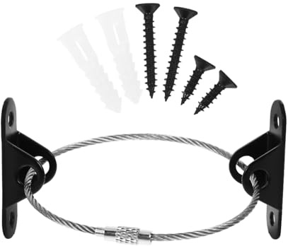 BESTonZON 2 Sets Möbel Absturzsicherung Kommoden Möbelanker Bücherregal Möbel Anti Set Schrankgurte Schrankanker Für Babysicherung Bücherregal Wandanker