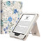 MoKo Hülle Kompatibel mit Kindle Paperwhite 11. Generation 2021, Slim PU Tablet Schutzhülle mit Auto Schlaf/Aufwach Handschlaufe für Kindle Paperwhite 6,8 Zoll, Signature Edition, Weiß/Blau