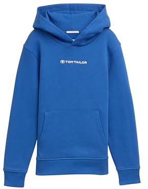 TOM TAILOR Barn pojkar sweatshirt, 34662 – mjuk safirblå, 128