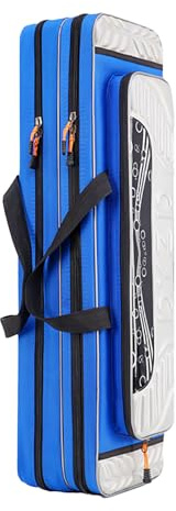 Guoyoocc Angeltasche,Angelruten-Tasche,Angelkoffer wasserdichte Angelgerät-Tasche,multifunktional,große Kapazität Fischerei Werkzeug Aufbewahrungstasche,Angelruten-Aufbewahrungstasche,4 Größen