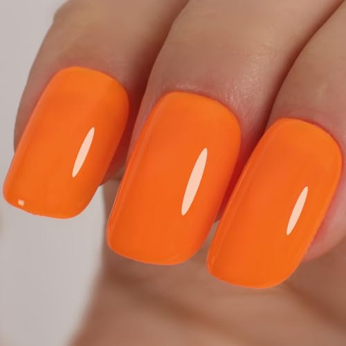 TUTUYU Neon Orange, Orangener Gel-Nagellack, 12 ml zum Einweichen für Maniküre oder Pediküre zu Hause - GP0085