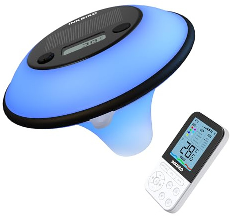 Inkbird IBS-P05R Umgebungslicht-Poolthermometer mit kabellosem Monitor