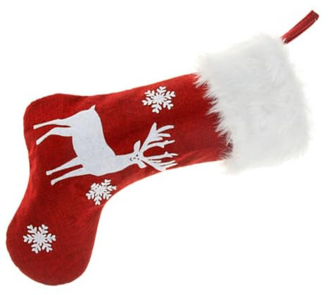 BESTonZON Calcetines de Navidad Patrón de Papá Noel Medias Navideñas para Guardar Regalos Decoración para Fiestas Navideñas Chimenea Estilo Aleatorio