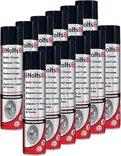 Parts Panel Holts Professional Brake Cleaner– 600ml Each – Fast-Acting Degreaser for Brakes, Clutch & Engine Parts- Pack of 12