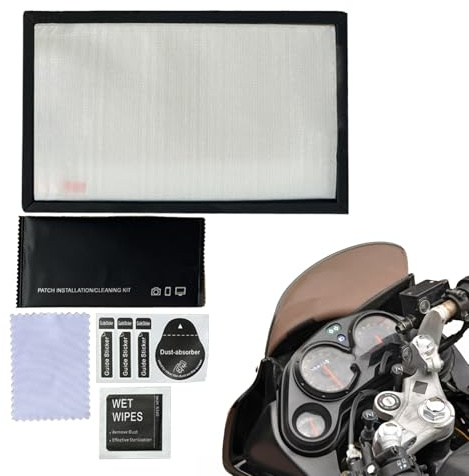 Besreey Moto Display Pellicola Protettiva di Ricambio | Moto Cockpit Strumenti,Pellicola Elettrostatica Antigraffio Per Uomo Donna