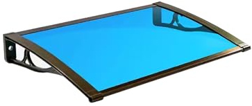Toldo para ventana, toldo de aleación de aluminio para patio, parasol para balcones y patios pequeños, toldo duradero para exteriores (120 cm)