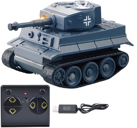 Fjärrstyrd Tank - Realistisk Fordonsleksak - Pedagogisk Stridsfordonsmodell Leksak För Pojkar Och Flickor Till Lekrum Vardagsrum Sovrum Och Utomhusplan