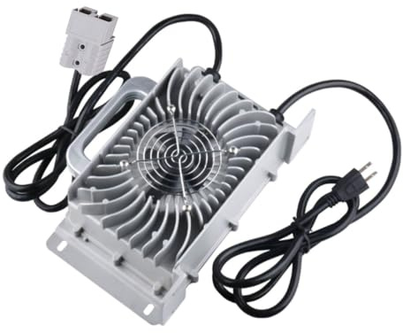 HYDTGZ Chargeur de Batterie pour Chariot Élévateur 48 V 20 A IP67 Étanche, pour Chariot Élévateur, Cric, Autolaveuse, Charge Intelligente Entièrement Automatique,A,50A