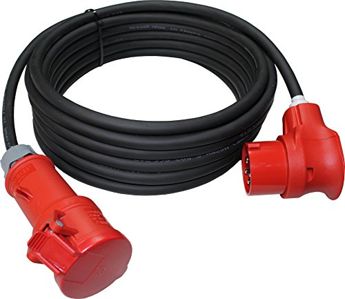 netbote24 CEE Verlängerungskabel mit Winkelstecker Vario (60°drehbar) 16A 5-polig MENNEKES IP44 5G1,5 bis 5G2,5 H07RN-F 5-50m (5G1,5; 15m)