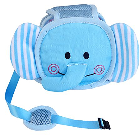 Hillento Babyskyddshjälm, spädbarn, småbarn, barn, anti-kollision, huvudskydd, justerbara selar, huvudskydd, inga bulor, huvudkudde, skyddshjälm, Elefant, One size