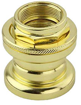 Gold Threaded Steel Headset 21.1x32.5x27mm. Bike Part for Cruiser, BMX, Lowrider, Trike, Bicycle Parts