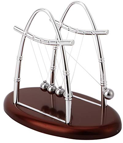 Newtons Cradle Balance Ball Miroir D¨¦coration Table Bureau Physique Scientifique ¨¦ducatif Principe Lois Mouvement Newton Jouet Enfants Adultes Cadeau Anniversaire Stress Relief
