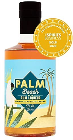 Palm Beach Pineapple & Salted Caramel Rum Liqueur, 20% abv, 50 cl (Pack of 1)