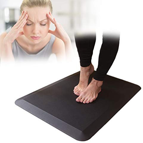 ZhiLianZhao Große Anti-Ermüdungsmatte Mit Ergonomischem Druck Antimüdigkeitsmatte Mit Reduziert Körpergelenkstress Und Schmerzen Für Küchen, Salons