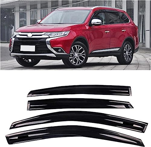 HMLTD Coche Deflectores Cortavientos Ventanilla para Mitsubishi Outlander 2016, Deflector de Ventana Lateral Toldos Ventilación Visera Derivabrisas