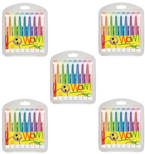 STABILO Textmarker Swing Cool – 5 x 8 Stück