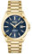 BOSS Three Hand Quartz Movement Watch for Men Strike Collection with Gold Colored Stainless Steel Bracelet - 1514172