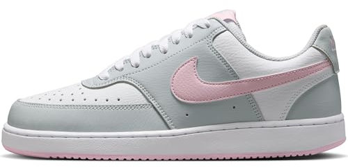 NIKE IB4009-043 W Court Vision Lo Donna, Pure Platinum/Pink Foam-White EU 38.5