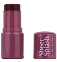 Barry M Sheer Splash Jelly Cheek & Lip Stain, Shade Purple Pomegranate Pour |Cheek & Lip Tint