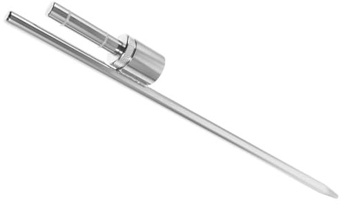 ibasenice Stainless Steel Flagpole Holder Spike for 0.65 Inch Inner Diameter Flagpole Sturdy Ground Spike for Outdoor Use Easy Installation Flag Rod Base