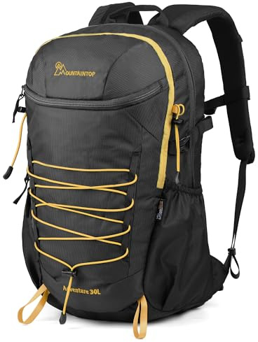 Mountaintop 25 L/30 L vandringsryggsäck, dagryggsäck för damer och herrar för dagsvandring, utomhus, cykelturer, 30L, Ryggsäck Ryggsäckar