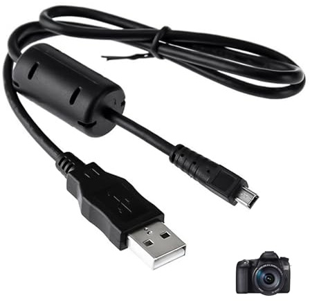 USB Camera Cable for Fujifilm FinePix Digital Cameras, Charging Cable High-Speed USB Data Transfer for Video Images Battery Charging, Compatible with Fuji A205 A210 F450 F610 Z1000EXR and More – 1.5m