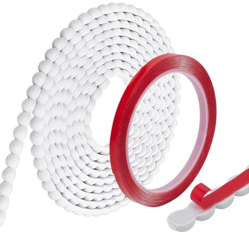 OLYCRAFT 3 m X 10.5mm Flexible Zierleiste Zum Abziehen Und Aufkleben Wandleiste Wasserdicht Für Decken Möbel Bordüre Dekorleiste DIY Dekorative Perlen Wandleiste Für Türen Schränke Kommoden