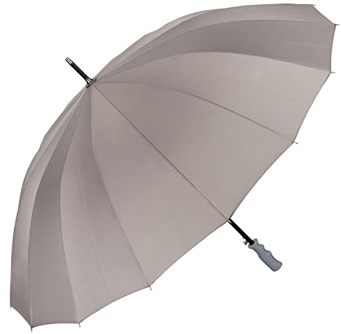 VON LILIENFELD® Regenschirm XXL Durchmesser 120 cm Groß Auf-Automatik 2-Personen 16 Segmente Cleo