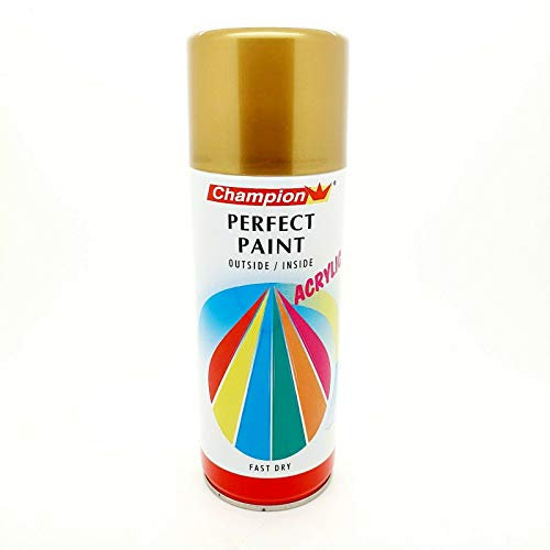 SolaDirect Gold Spray Paint Aerosol Auto Car Primer Matt Gloss Metallic Wood Metal Plastic