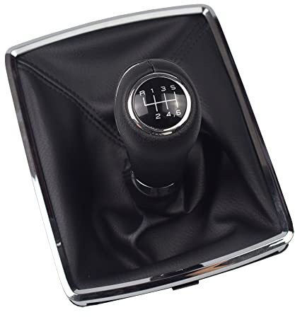 Hacreyatu Automatischer 6 Gang Schaltknauf für Benz W204 W207 A207 W212 | C204 C63 C300 C250 2008 2009 20110 2011 2012 2013 2014 (R6 Gänge-14.5mm)